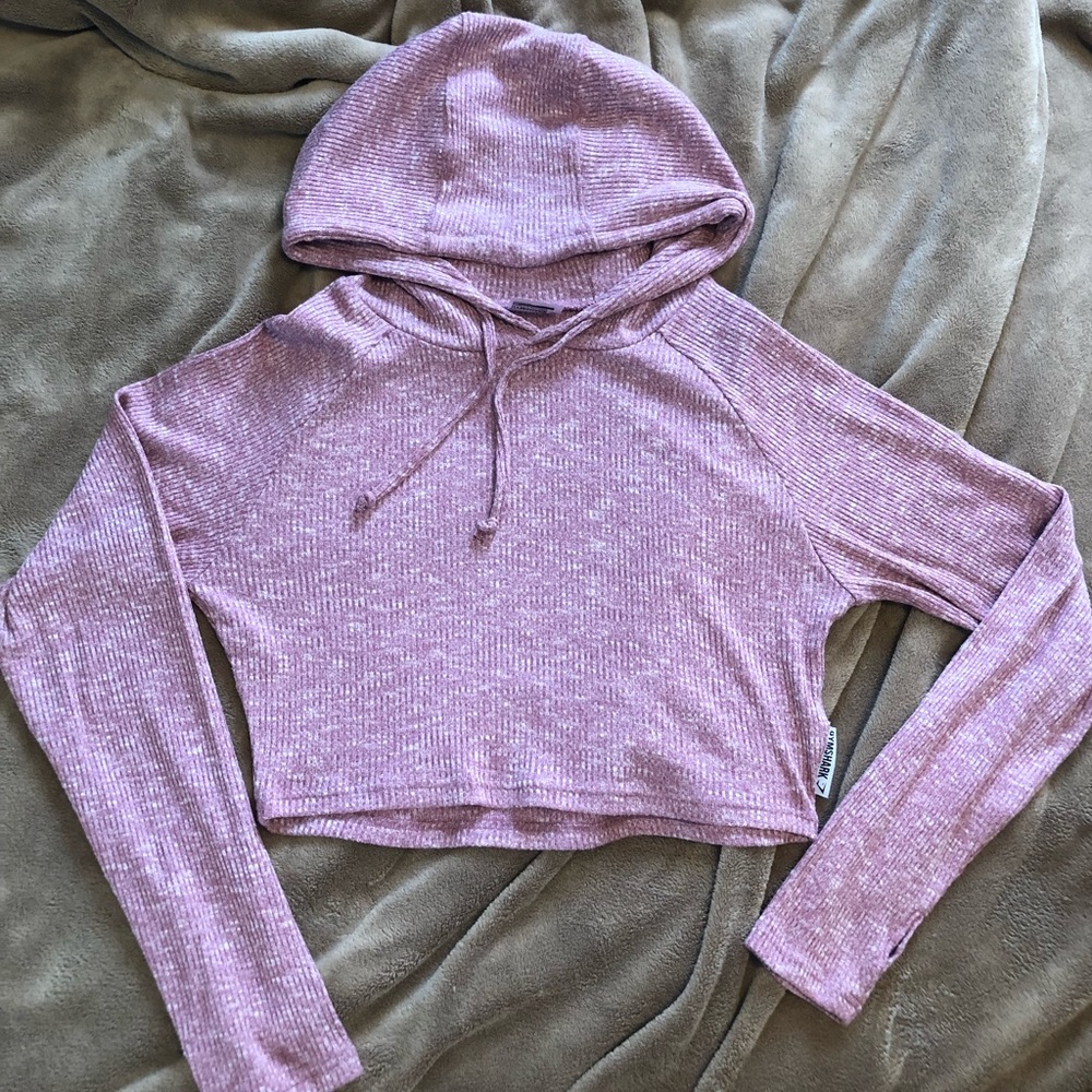 XL Gymshark slounge cropped hoodie
